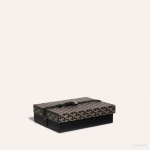 Black Goyard 8 WATCH CASE | MXOZ2529