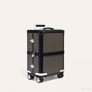 Black Goyard BOURGET PM TROLLEY CASE | QDZC6645