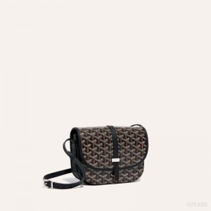 Black Goyard Belvedere PM Bag | FPOE2405