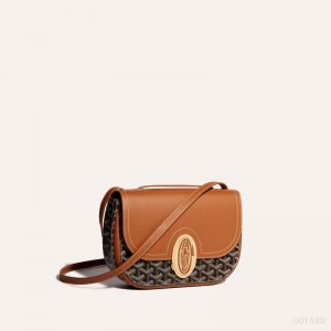 Black / Brown Goyard 233 bag | VNTX0132