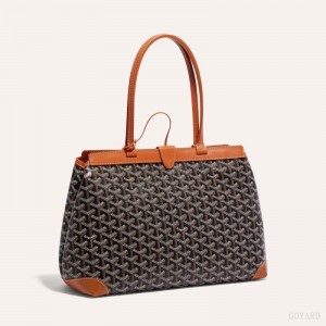 Black / Brown Goyard BELLECHASSE BIAUDE PM BAG | TDDR8693