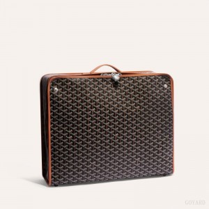 Black / Brown Goyard CARAVELLE 50 SUITCASE | PHSD9594