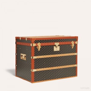 Black / Brown Goyard COURRIER TRUNK | TCYE6206