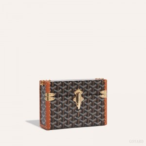 Black / Brown Goyard Cassette Trunk Bag | VHXS7768