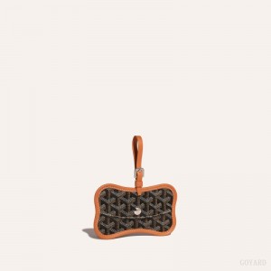 Black / Brown Goyard Os Grey Dog pocket | FOWB9750