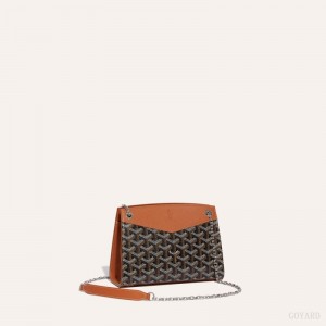 Black / Brown Goyard Rouette Structuré Mini Bag | JVCC8835