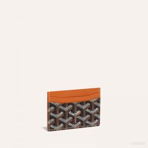 Black / Brown Goyard SAINT-SULPICE CARD WALLET | DGBG6961