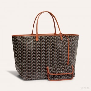 Black / Brown Goyard SAINT LOUIS GM BAG | UPOQ5859