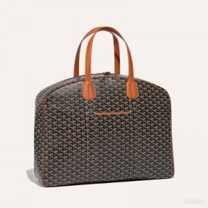 Black / Brown Goyard SAVILE ROW GARMENT BAG | DZMG9364