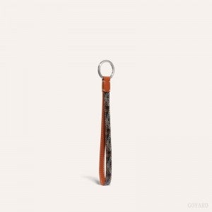 Black / Brown Goyard SESAME KEY RING | MJKI6970