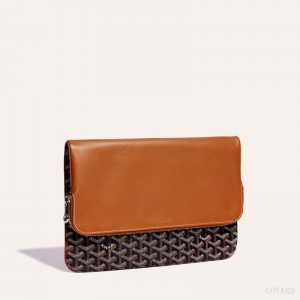 Black / Brown Goyard Sainte-Marie GM Clutch | FTTH1572