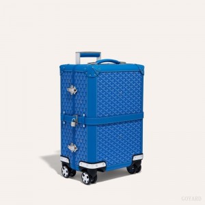 Blue Goyard BOURGET PM TROLLEY CASE | MACW5779