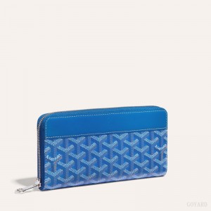 Blue Goyard MATIGNON GM WALLET | JIPM5711