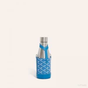 Blue Goyard Yonne PM Case & Flask | BFQU4290