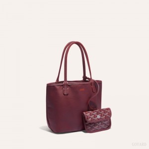 Burgundy Goyard ANJOU MINI BAG | EVHD7162