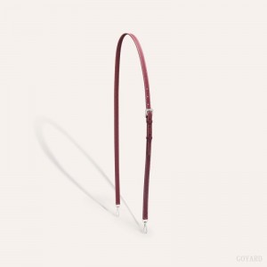 Burgundy Goyard CUIR PM STRAP | QUNE9291