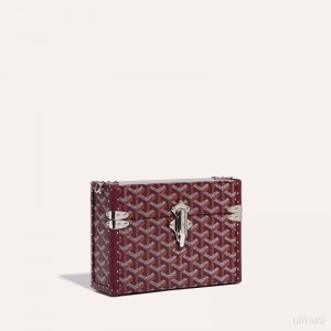 Burgundy Goyard Cassette Trunk Bag | TEMI3749