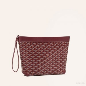 Burgundy Goyard Conti pouch | QWYZ6603