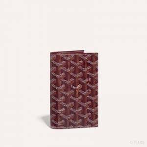 Burgundy Goyard GRENELLE PASSPORT COVER | HADW4871