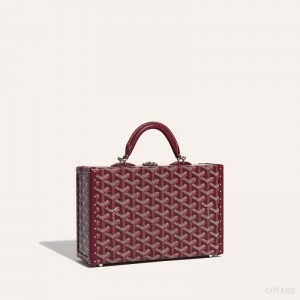 Burgundy Goyard Grand Hôtel Trunk Bag | EUII8197