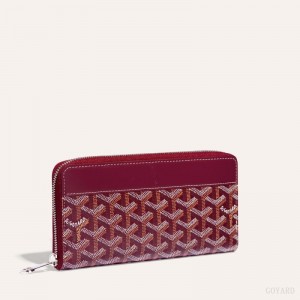 Burgundy Goyard MATIGNON GM WALLET | YZTV0122