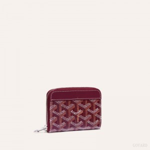 Burgundy Goyard MATIGNON MINI WALLET | VVUX1173