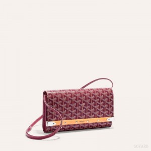 Burgundy Goyard Monte-Carlo PM Clutch | BZFB2525