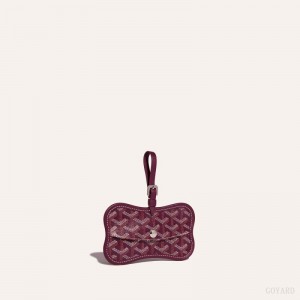 Burgundy Goyard Os Grey Dog pocket | GIOL8422