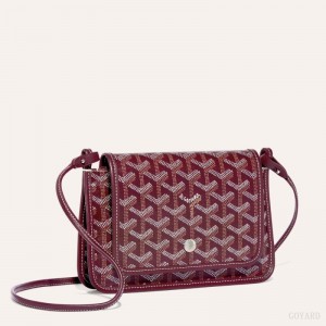 Burgundy Goyard PLUMET POCKET WALLET | GIIS2631