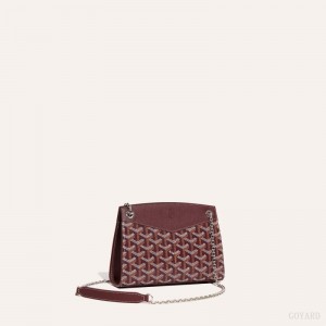 Burgundy Goyard Rouette Structuré Mini Bag | FZVF3032