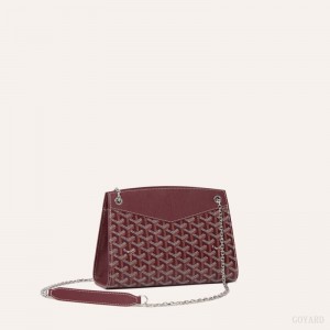 Burgundy Goyard Rouette Structuré PM Bag | MZII1857