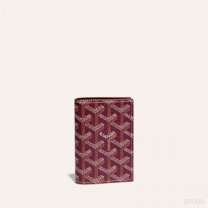 Burgundy Goyard SAINT-MARC CARD WALLET | HFEH7551