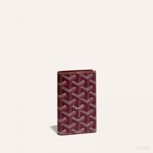 Burgundy Goyard SAINT-PIERRE CARD WALLET | IPVE9521