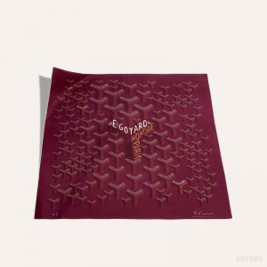 Burgundy Goyard SCARF N°1 | MSBY9278