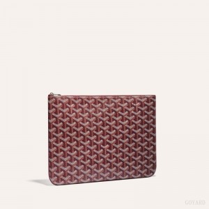 Burgundy Goyard SÉNAT MM POCKET | ETOA6522