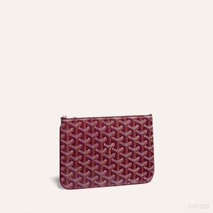 Burgundy Goyard SÉNAT PM POCKET | LPOM9456