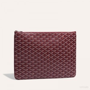 Burgundy Goyard Sénat MGM Pouch | HLNY2924