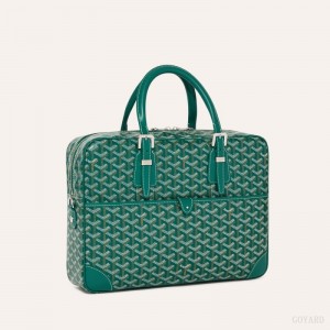 Green Goyard Ambassade MM Document Case | BHDI9609