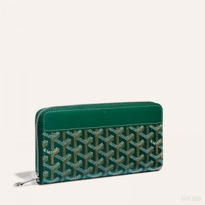 Green Goyard MATIGNON GM WALLET | GQJG1474