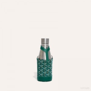 Green Goyard Yonne PM Case & Flask | ABLK6992