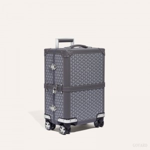 Grey Goyard BOURGET PM TROLLEY CASE | LMAY9093