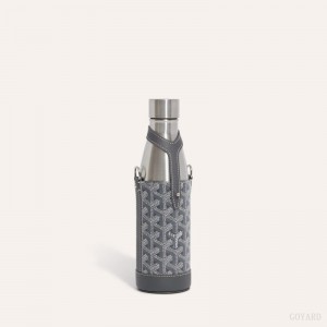 Grey Goyard Yonne MM Case & Flask | QMLO4472