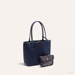 Navy Blue Goyard ANJOU MINI BAG | XUDC6141