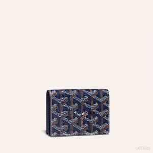 Navy Blue Goyard MALESHERBES CARD WALLET | GANT1070