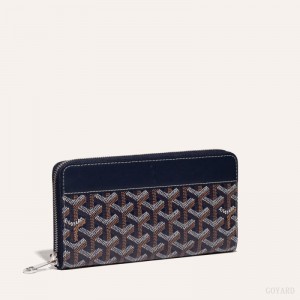 Navy Blue Goyard MATIGNON GM WALLET | KEOT6372