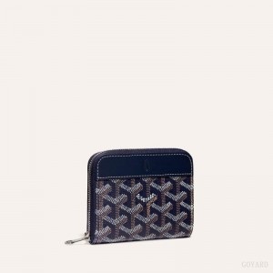 Navy Blue Goyard MATIGNON PM WALLET | VJNQ1716