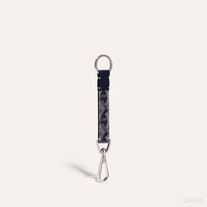 Navy Blue Goyard MOUSQUETON KEY RING | WLAX3886