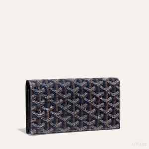 Navy Blue Goyard RICHELIEU WALLET | VERL6978