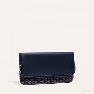 Navy Blue Goyard SAINTE-MARIE CLUTCH | YBSC3334