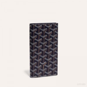 Navy Blue Goyard SAINT-ROCH WALLET | QECT5198